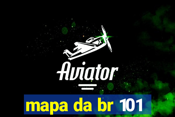 mapa da br 101